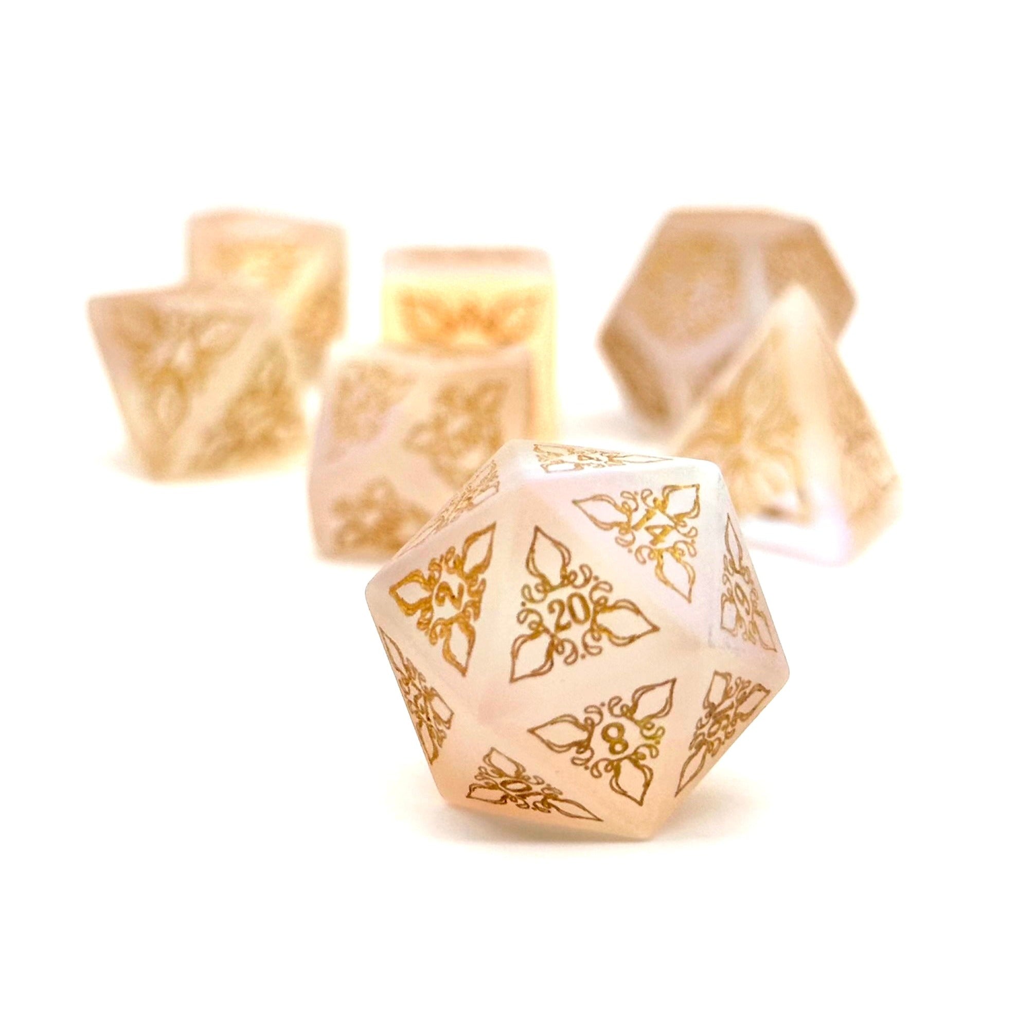 Specialty-Designed Glass Dice Sets