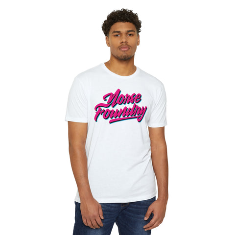 Pink and Blue Retro - Norse Foundry T-Shirt