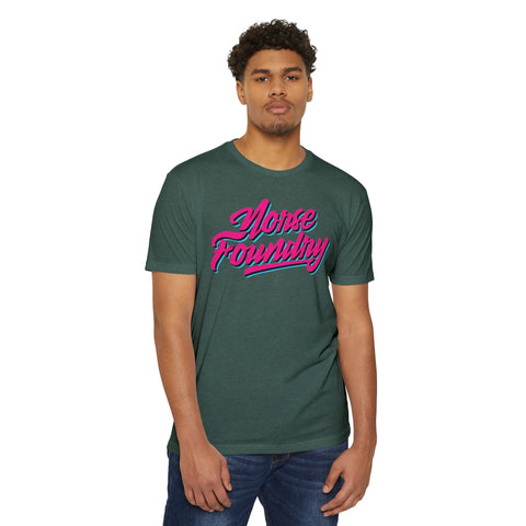 Pink and Blue Retro - Norse Foundry T-Shirt