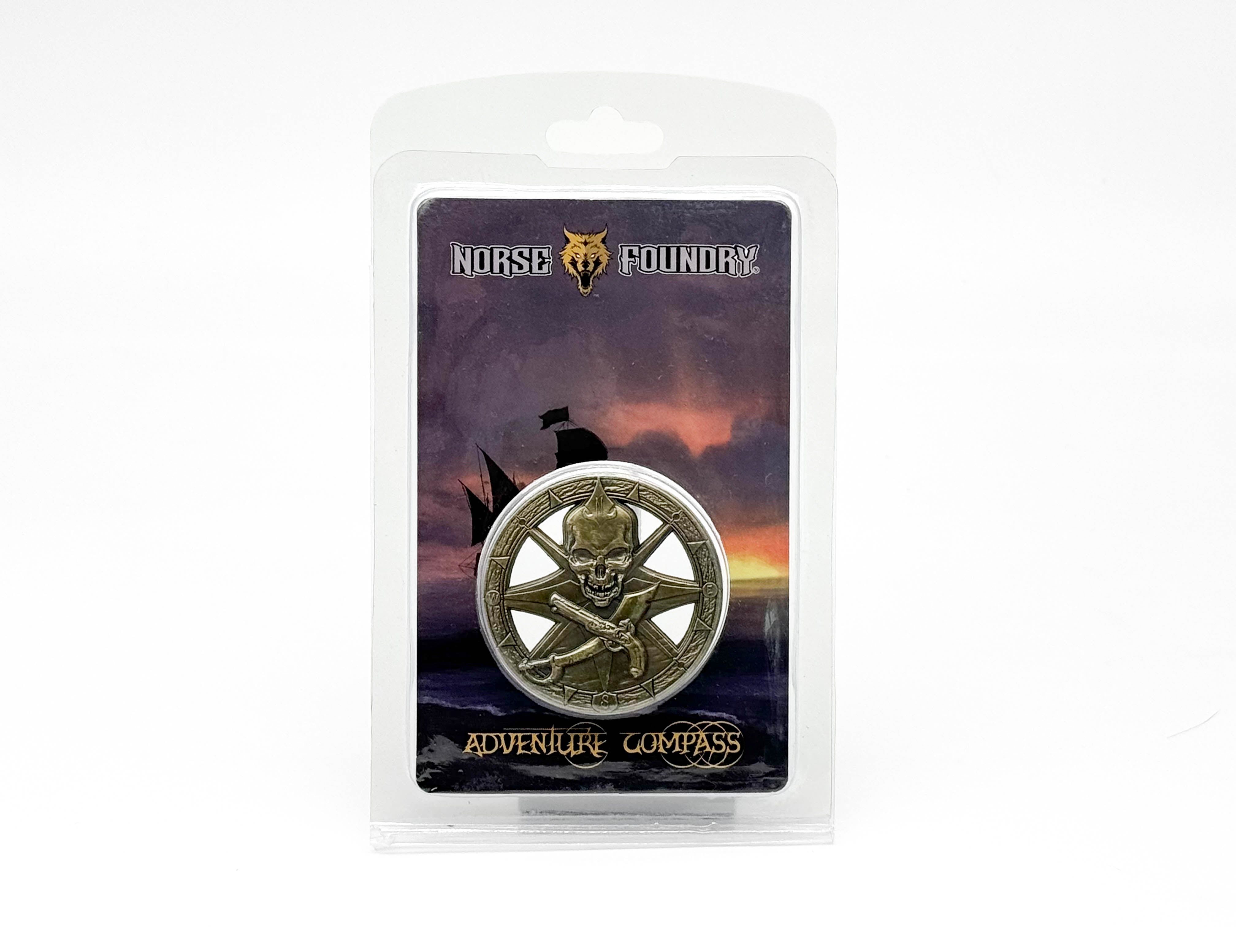 Pirate Compass Rose 50mm Metal - NOR 03472