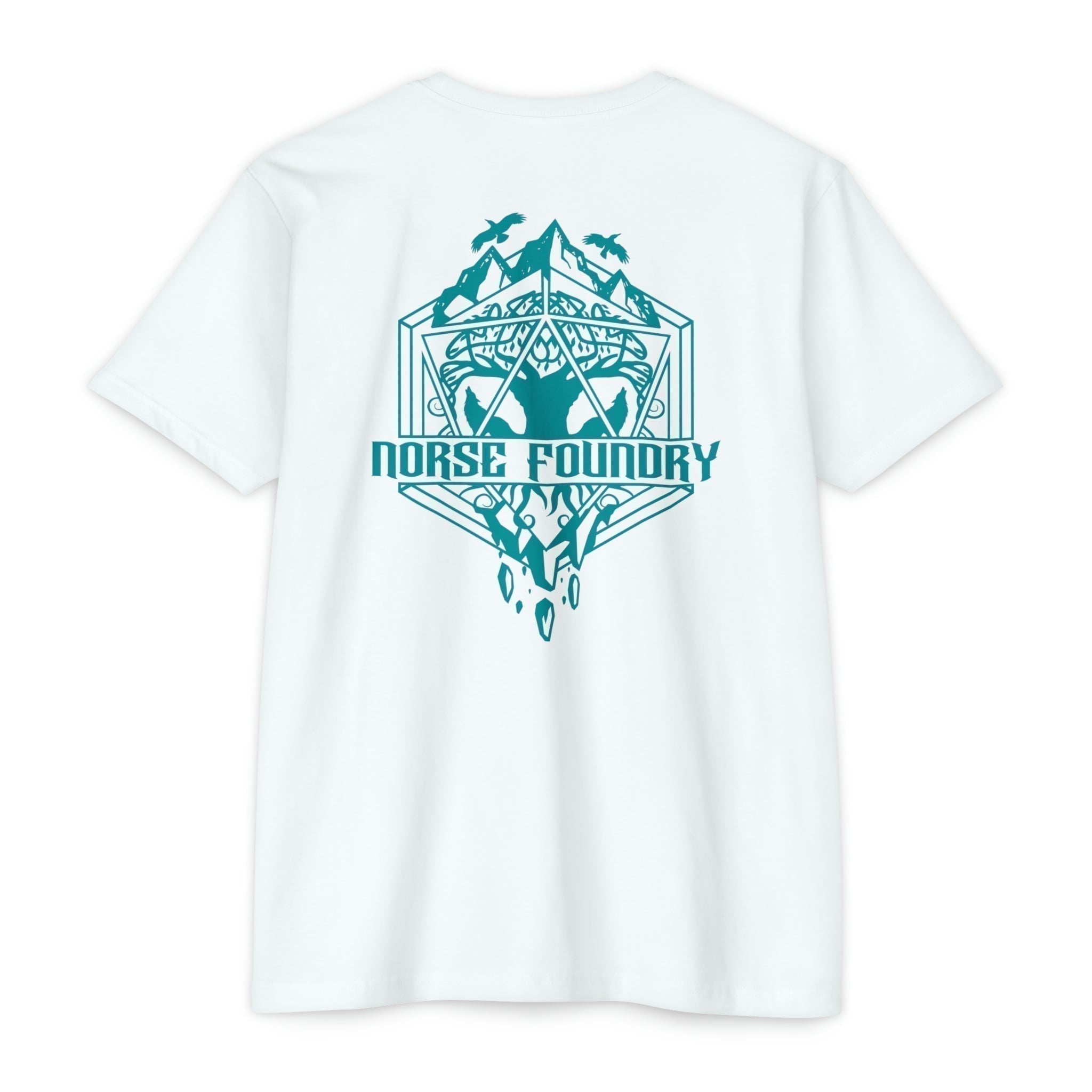 Roll for Adventure Teal -  Norse Foundry T-Shirt - 67057673497250099563_Parent