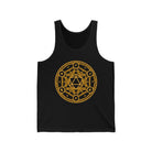 Spell Circle Yellow - Norse Foundry Men's Tank Top - 25932917891218544259