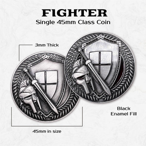 Fighter - Single 45mm Class Coins