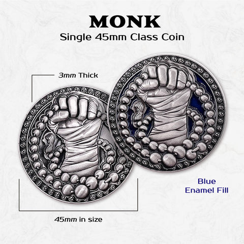 Monk - Single 45mm Class Coins