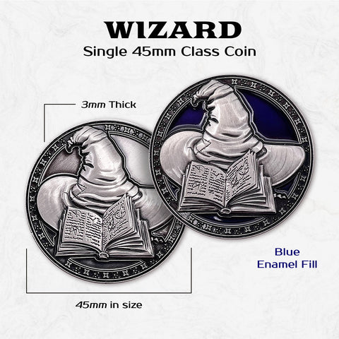 Wizard - Single 45mm Class Coins