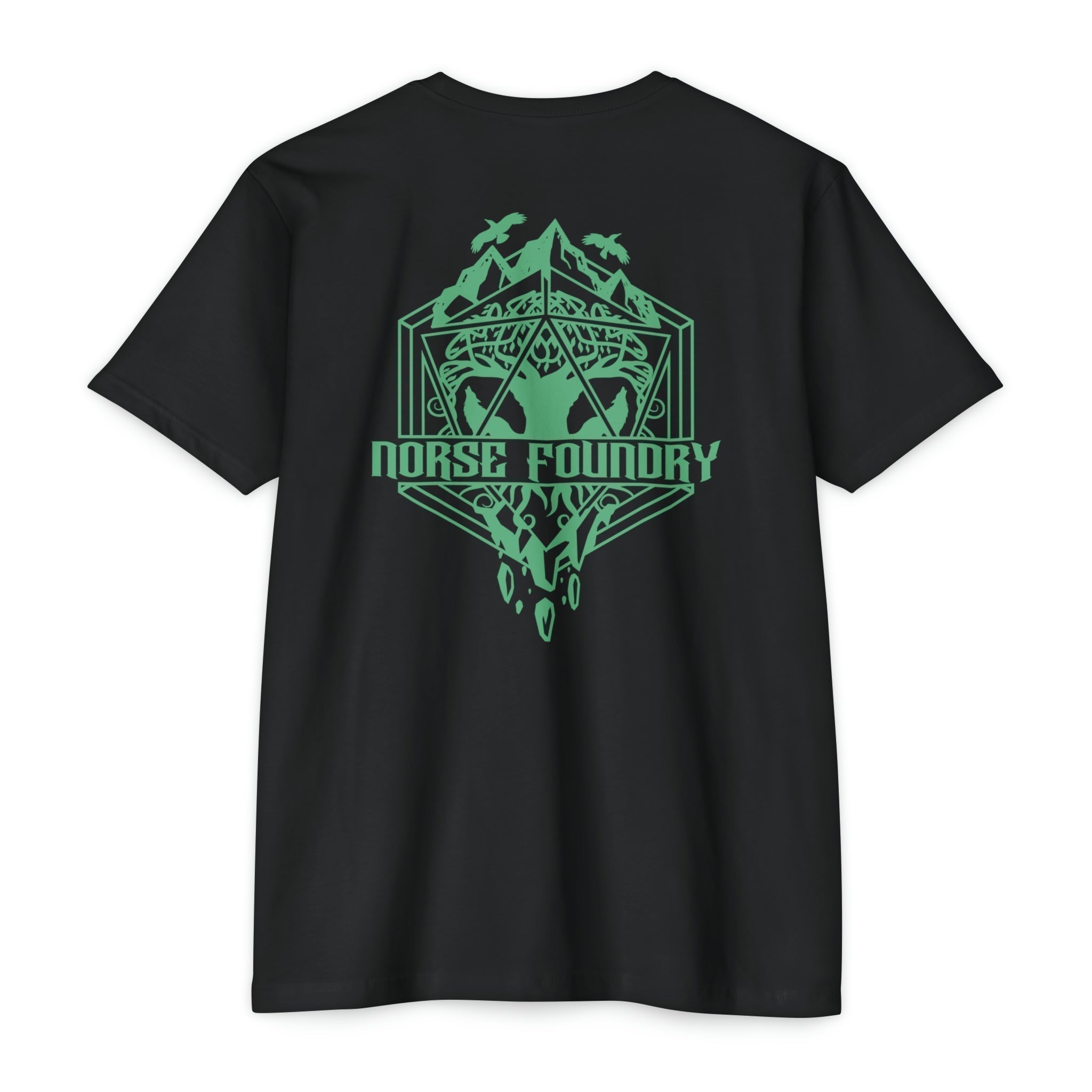 Roll for Adventure Green -  Norse Foundry T-Shirt - 14352380542057921388_Parent