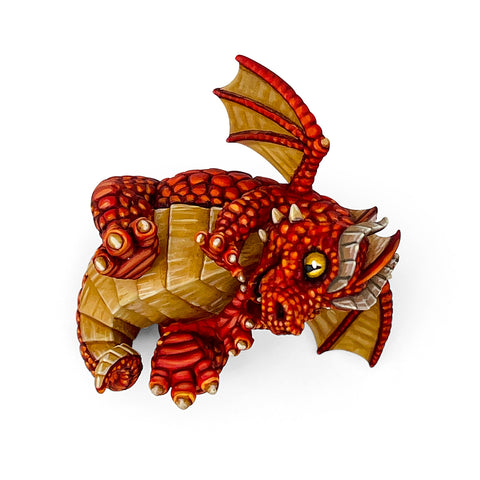 Baby Dragon Die Holder - Miniature by Adventurers & Adversaries