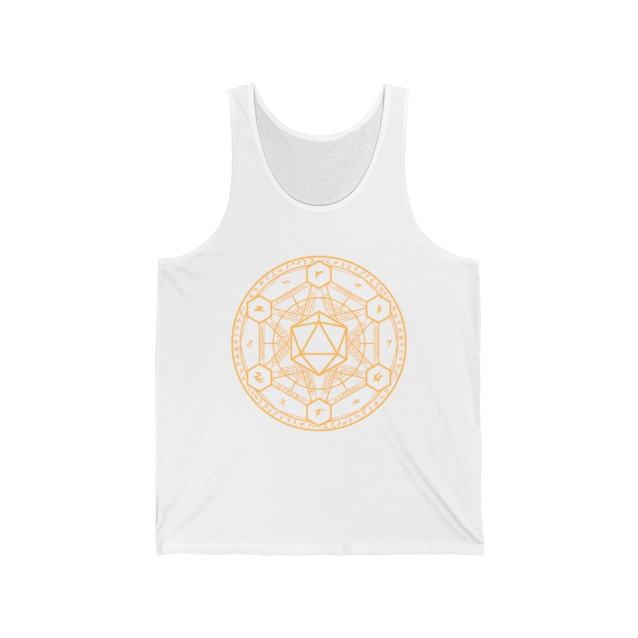 Spell Circle Yellow - Norse Foundry Men's Tank Top - 18763155568309410692