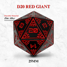 Space Dice Meteor Runestones™ - 25mm D20 - Red Giant - NOR 00827