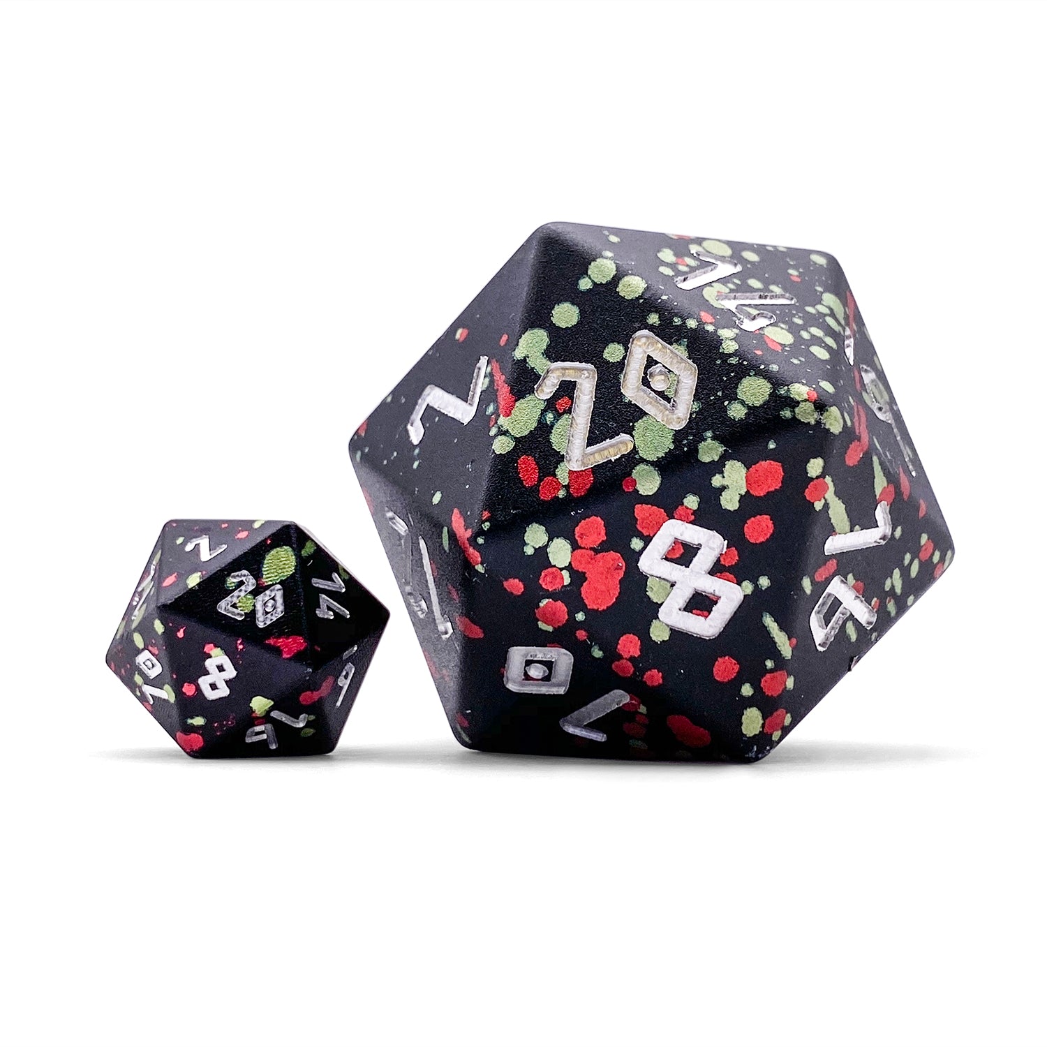 Giant d20 (Black) | Huge 55mm Game Die