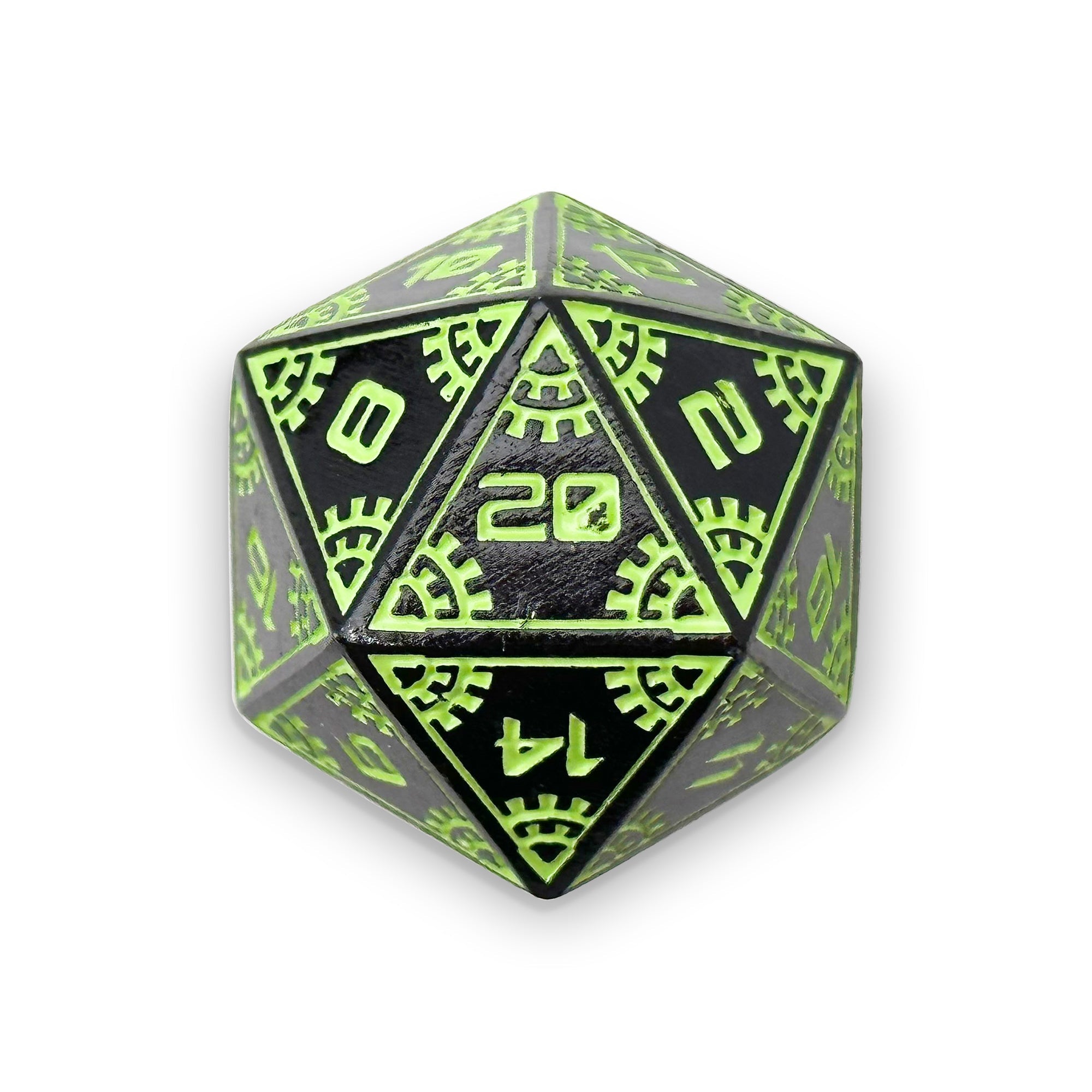 Space Dice Meteor Runestones™ - 25mm D20 - Aurora Lights - NOR 00821