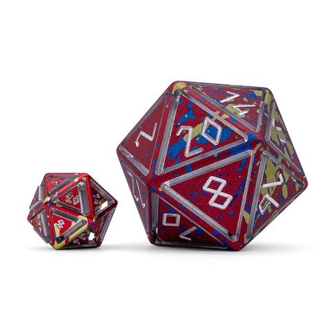 Barbarians Rage - Nimbus™ Boulder® 55mm 6063 Aluminum Wondrous Dice