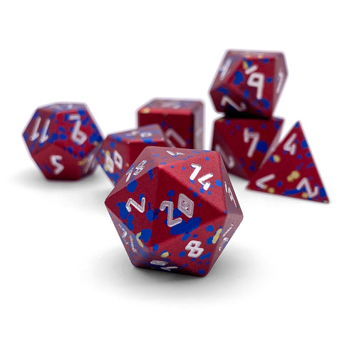 Barbarians Rage - 7 Piece RPG Set 6063 Aluminum Wondrous Dice