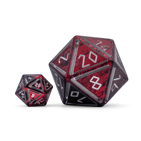 Berserker's Frenzy - Nimbus™ Boulder® 55mm 6063 Aluminum Wondrous Dice