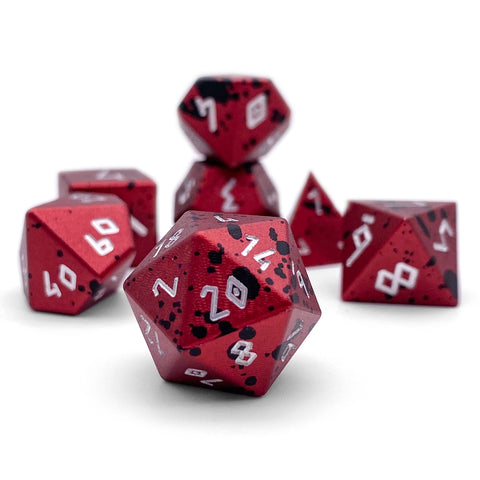 Berserker's Frenzy - 7 Piece RPG Set 6063 Aluminum Wondrous Dice