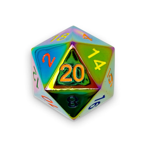 BiFrost - Boulder® 45mm D20 Metal Dice