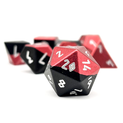 Blood Thirsty - 7 Piece RPG Set 6063 Aluminum Hybrid Dice