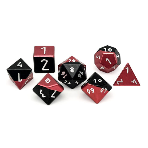 Blood Thirsty - 7 Piece RPG Set 6063 Aluminum Hybrid Dice