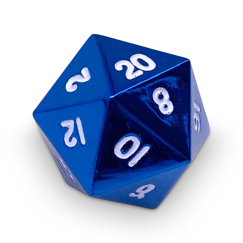 Single Alloy Dice - Celestial Blue D20