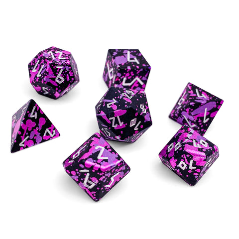 Conqueror's Might - 7 Piece RPG Set 6063 Aluminum Wondrous Dice