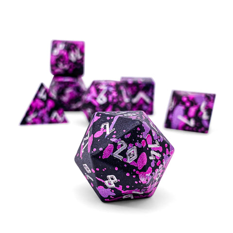 Conqueror's Might - 7 Piece RPG Set 6063 Aluminum Wondrous Dice