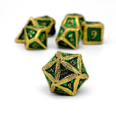 Pirate Dice - Corsair 7 Piece RPG set Alloy Dice