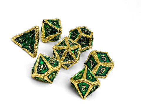 Pirate Dice - Corsair 7 Piece RPG set Alloy Dice