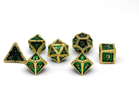 Pirate Dice - Corsair 7 Piece RPG set Alloy Dice