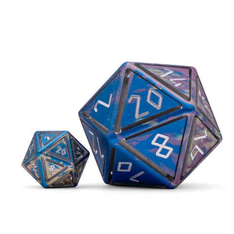 Cotton Candy - Nimbus™ Boulder® 55mm 6063 Aluminum Wondrous Dice