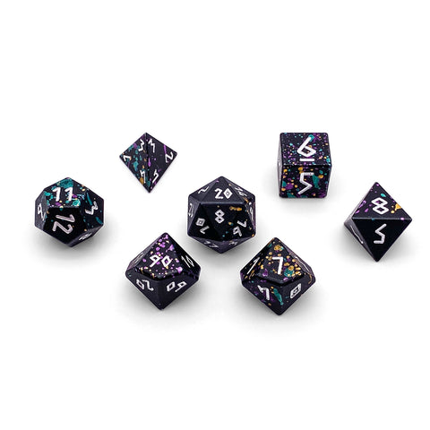 Court Jester - 7 Piece RPG Set 6063 Aluminum Wondrous Dice