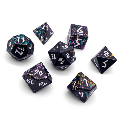 Court Jester - 7 Piece RPG Set 6063 Aluminum Wondrous Dice