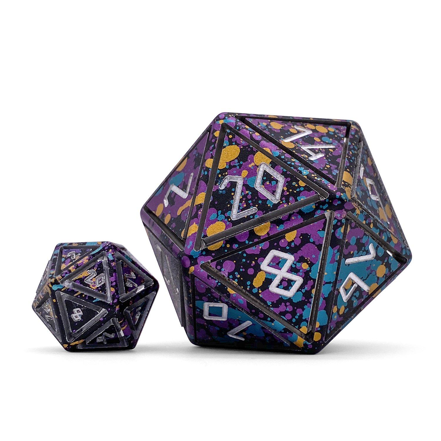 Court Jester - Nimbus™ Boulder® 55mm 6063 Aluminum Wondrous Dice - NOR 02560