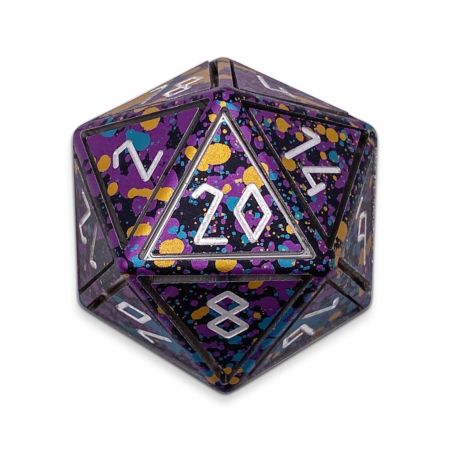 Court Jester - Nimbus™ Boulder® 55mm 6063 Aluminum Wondrous Dice - NOR 02560