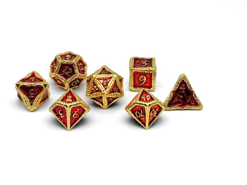 Pirate Dice - Cutlass Cove 7 Piece RPG set Alloy Dice