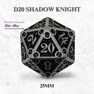 Dungeon Delve Runestones™ - 25mm D20 - Shadow Knight - NOR 00807