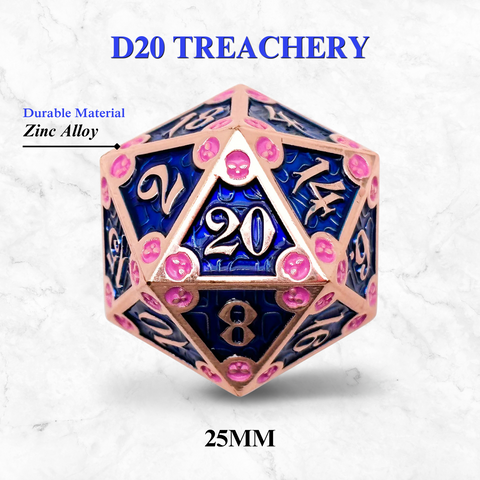 Dungeon Delve Runestones™ - 25mm D20 - Treachery