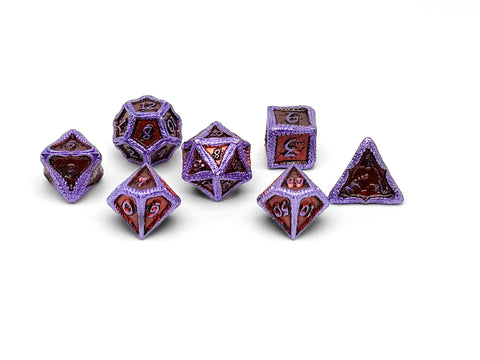 Pirate Dice - Davy Jones Locker 7 Piece RPG set Alloy Dice