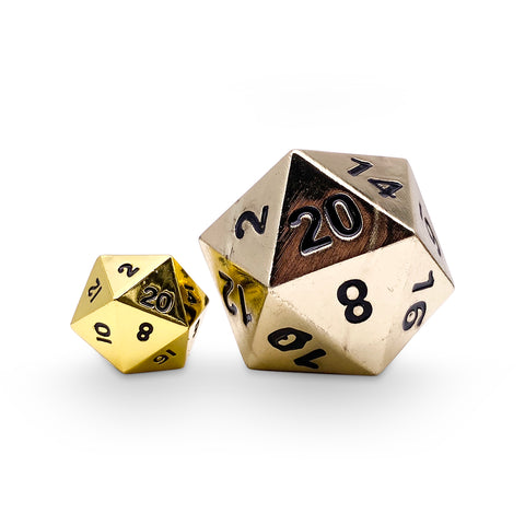 Dead Man's Gold - Boulder® 45mm D20 Metal Dice