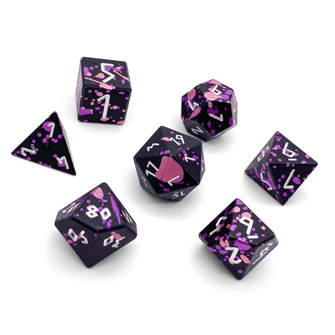 Death Knight - 7 Piece RPG Set 6063 Aluminum Wondrous Dice