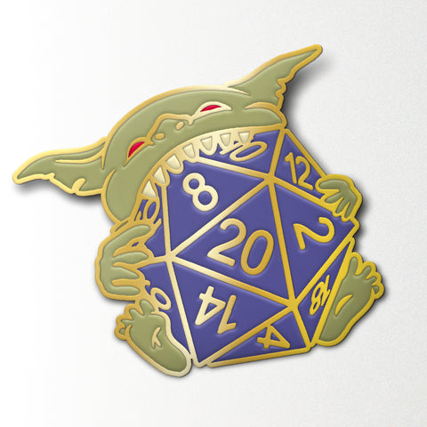 Dice Goblin Feeding - Enamel Pin