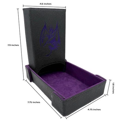 Dice Tray / Tower Bundle: Purple Dragon