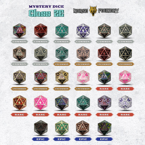 2nd Edition Class Mystery D20s