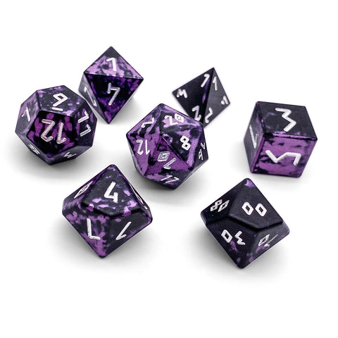 Dracolich - 7 Piece RPG Set 6063 Aluminum Wondrous Dice