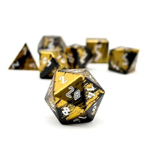 Dragons Horde - 7 Piece RPG Set 6063 Aluminum Layered Dice