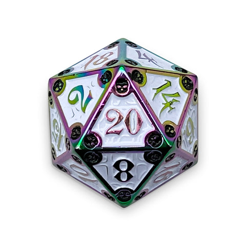 Dungeon Delve Runestones™ - 25mm D20 - Bone Yard