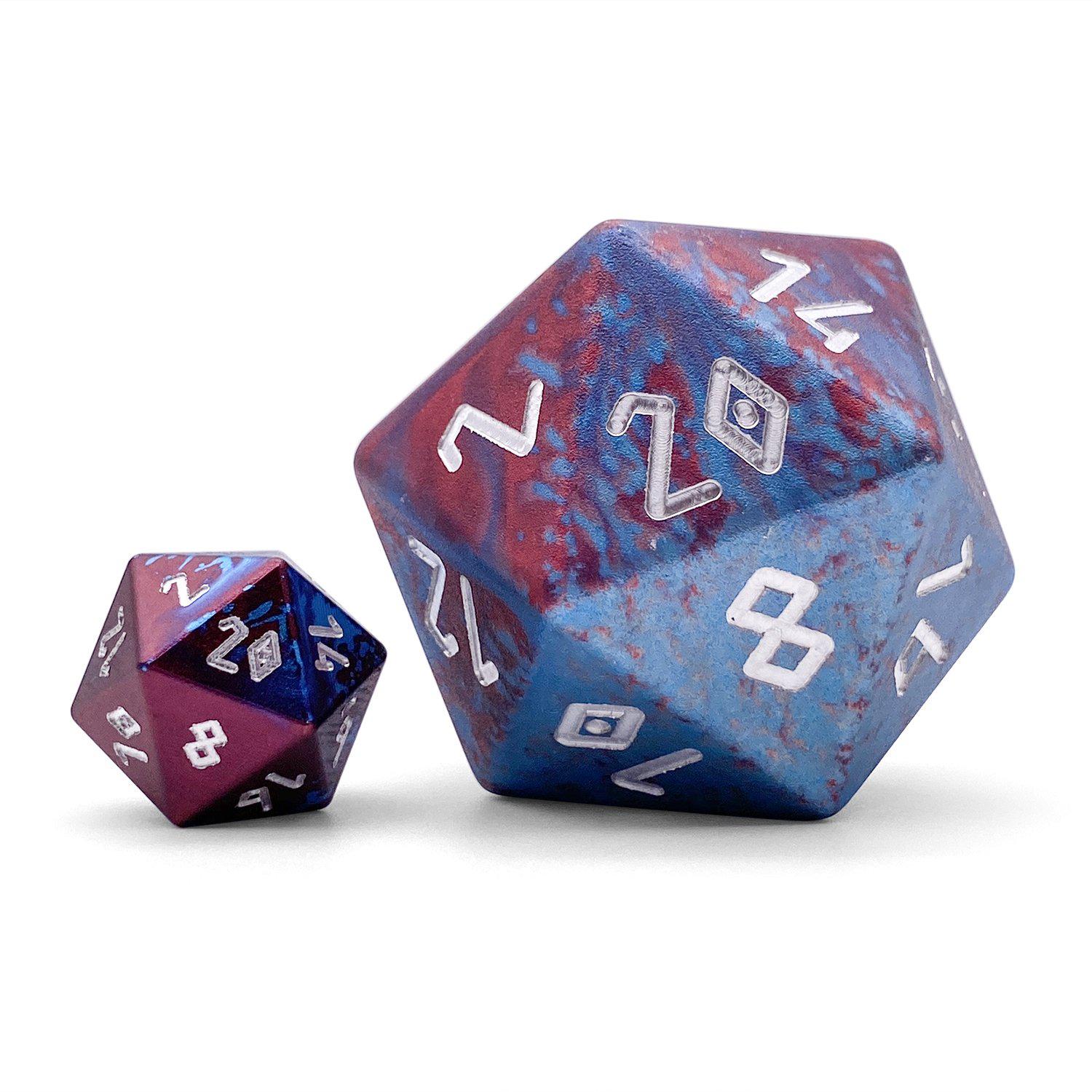 Faerie Dragon - Boulder® 55mm 6063 Aluminum Wondrous Dice - NOR 02287