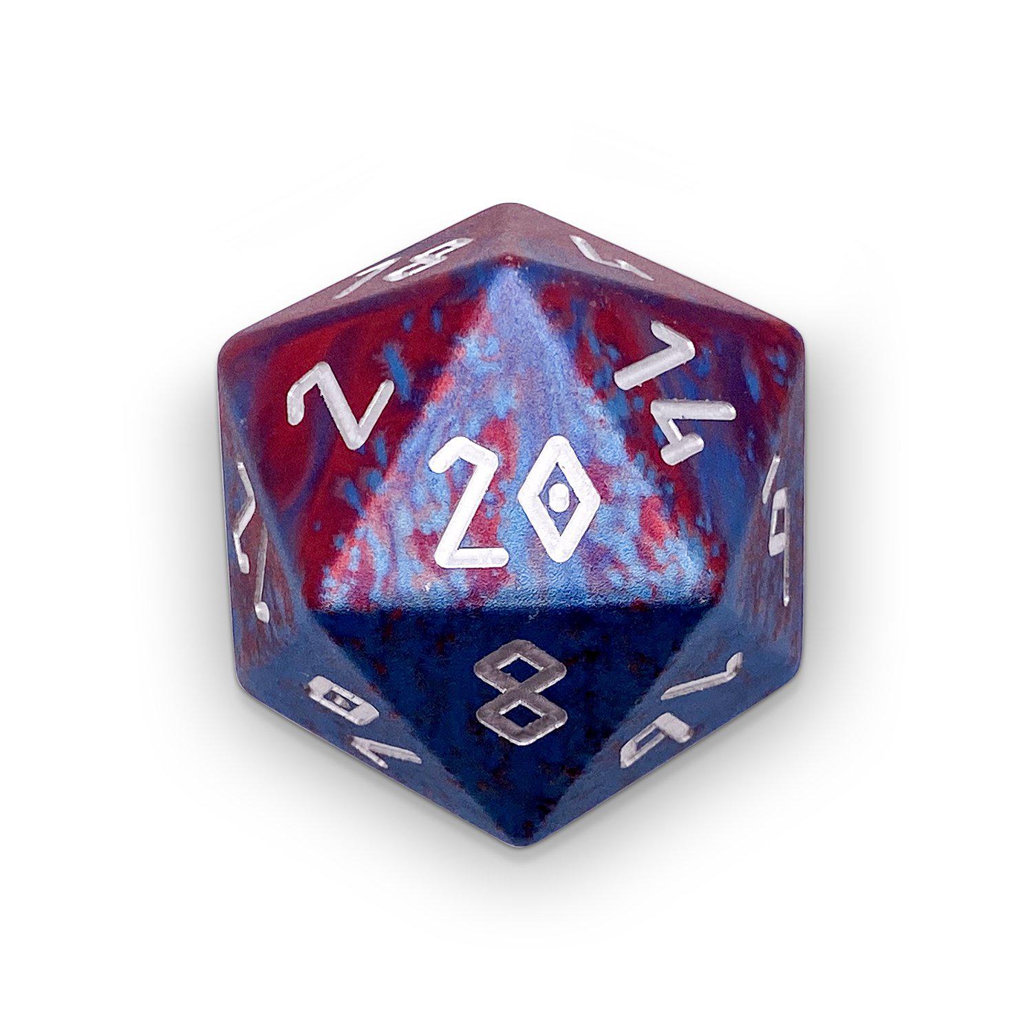 Faerie Dragon - Boulder® 55mm 6063 Aluminum Wondrous Dice - NOR 02287