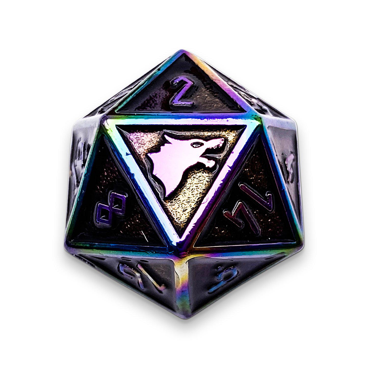 Fallen Star - Norse Themed Metal D20 - NOR 04684