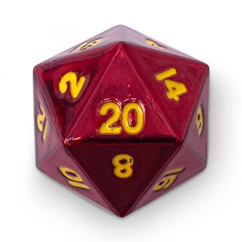 Single Alloy Dice - Fireball D20