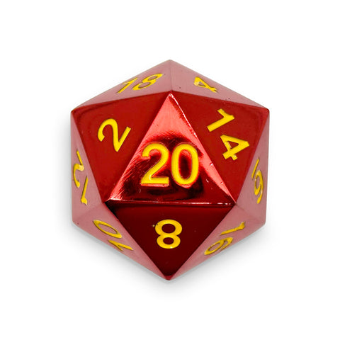 Fireball - Boulder® 45mm D20 Metal Dice